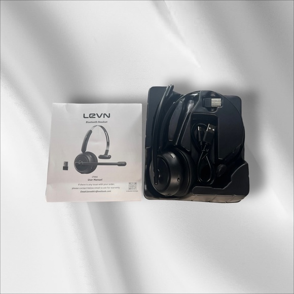 LEVN Upgraded Wireless Headset with Mic for Work, Bluetooth Headset with Noise - Picture 7 of 7